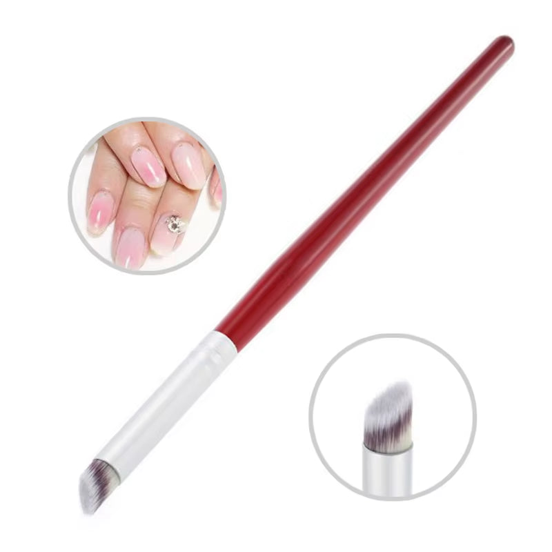 Nail Art Brush Nail Gradient Drawing Pen Paint Brush Nails UV Gel Oblique Mouth Brush Gradual Painting Pen Nail Art Design Tools