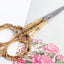 1Pcs European Retro Rose Golden Stainless Steel Nail Scissors Dead Skin Remover Makeup Cutter Multi-Function Manicure Tool Te#67