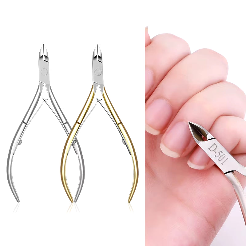 1Pc Professional Cuticle Cutter Nail Nippers Scissors Manicure Pusher Pedicure Tong Dead Skin Remover Nail Cuticle Regrowth Tool