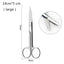 14Cm Large Stainless Steel Makeup Beauty Scissors Nail Tools Hair Eyelid Sticker?Tape Scissor Medical Manicure Tool