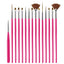 Nail Brush for Manicure Gel Brush for Nail Art 15Pcs/Set Nail Brush Acrylic Liquid Powder Carving Gel Brush