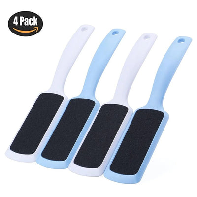 4 Pack Foot File Pedicure Rasp Callus Pedicure Tool ,Double-Sided Colossal Foot Rasp Foot File and Callus Pedicure Hard Skin