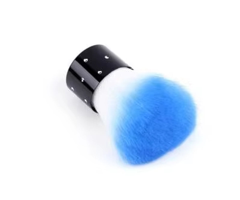 1Pc Nail Clean Brush Acrylic&Uv Gel Nail Art Dust Cleaner Nail Acrylic Brushes Rainbow Soft Colorful Nail Dust Collect Brushes,H