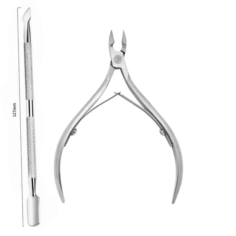 1Pc Cuticle Nippers Nail Manicure Scissors Clippers Trimmer Dead Skin Remover Pedicure Stainless Steel Cutters Nail Art Tools