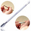 Double Ended Cuticle Pushers Remover Stainless Steel Nail Polish Scraper Cleaner Nail Art Dead Skin Removal Pedicure Accessories