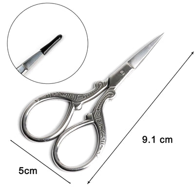 Stainless Steel Vintage Scissors Sewing Fabric Cutter Embroidery Scissors Tailor Scissor Thread Scissor Tools for Sewing Shears